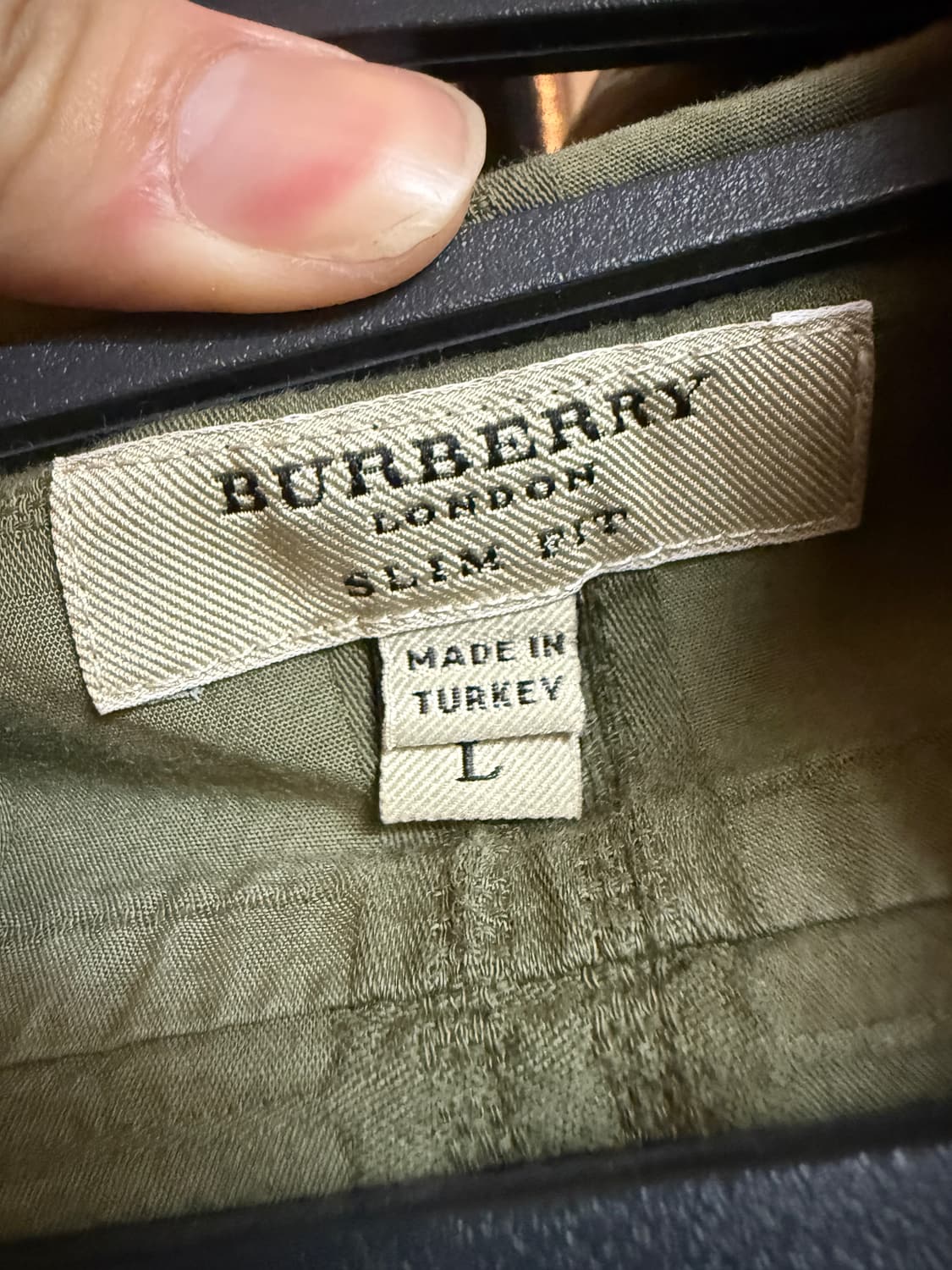 버버리 체크 반팔셔츠 상품이미지2