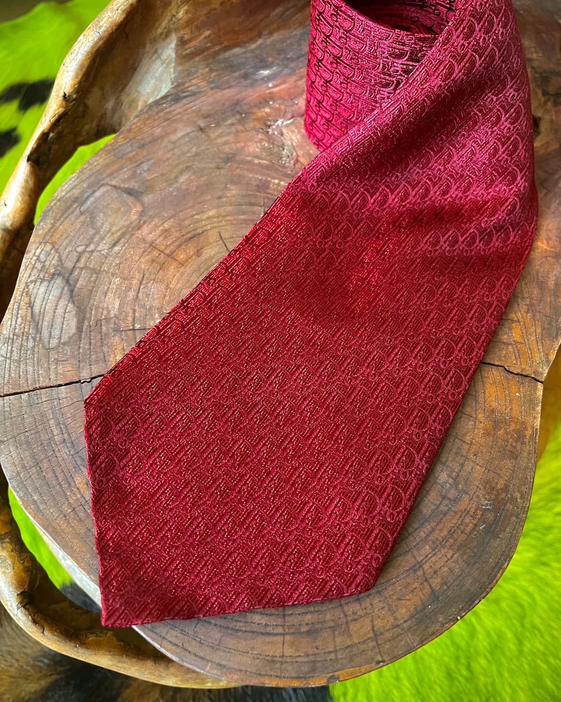 1980-90s Old DIOR Oblique Wide Neck-Tie 상품이미지4