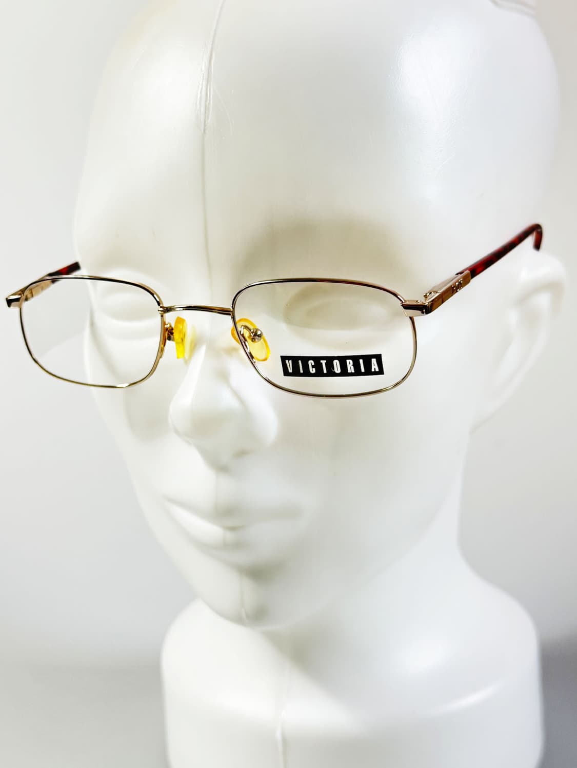 90s VICTORIA 골드 메탈 슬림 스퀘어 빈티지 안경 상품이미지8