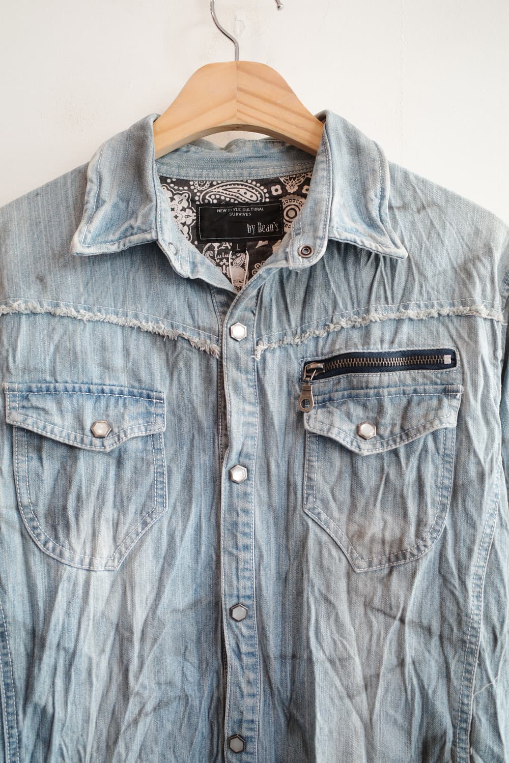 Japan brand 웨스턴 자수 셔츠  상품이미지2