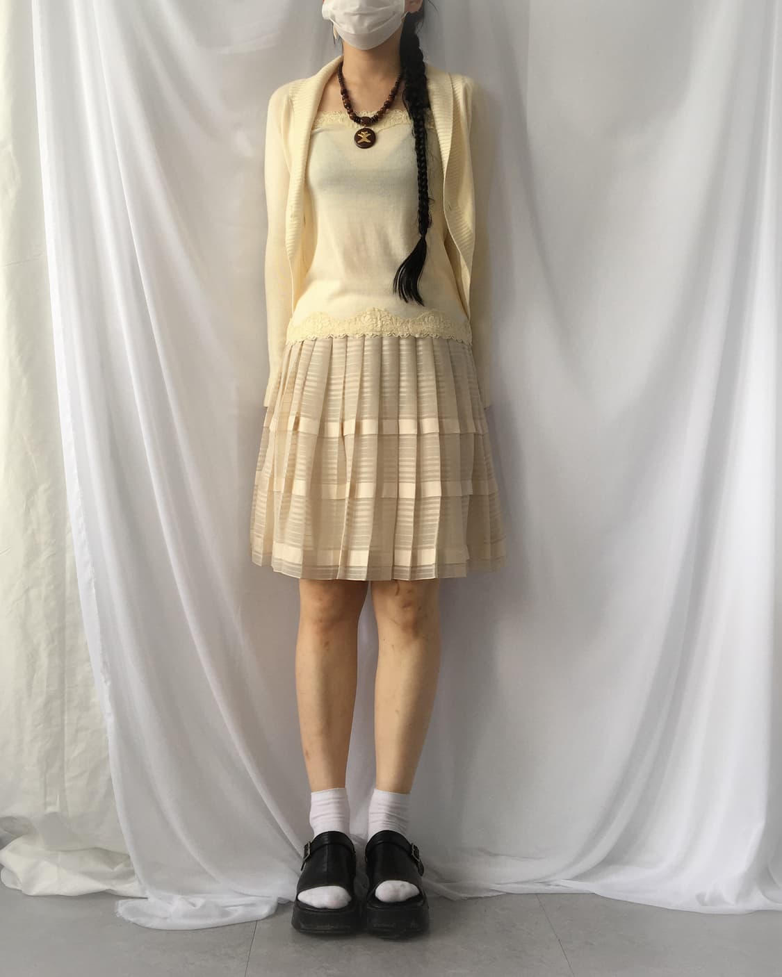 Kumikyoku sleeveless cardigan set up 상품이미지2