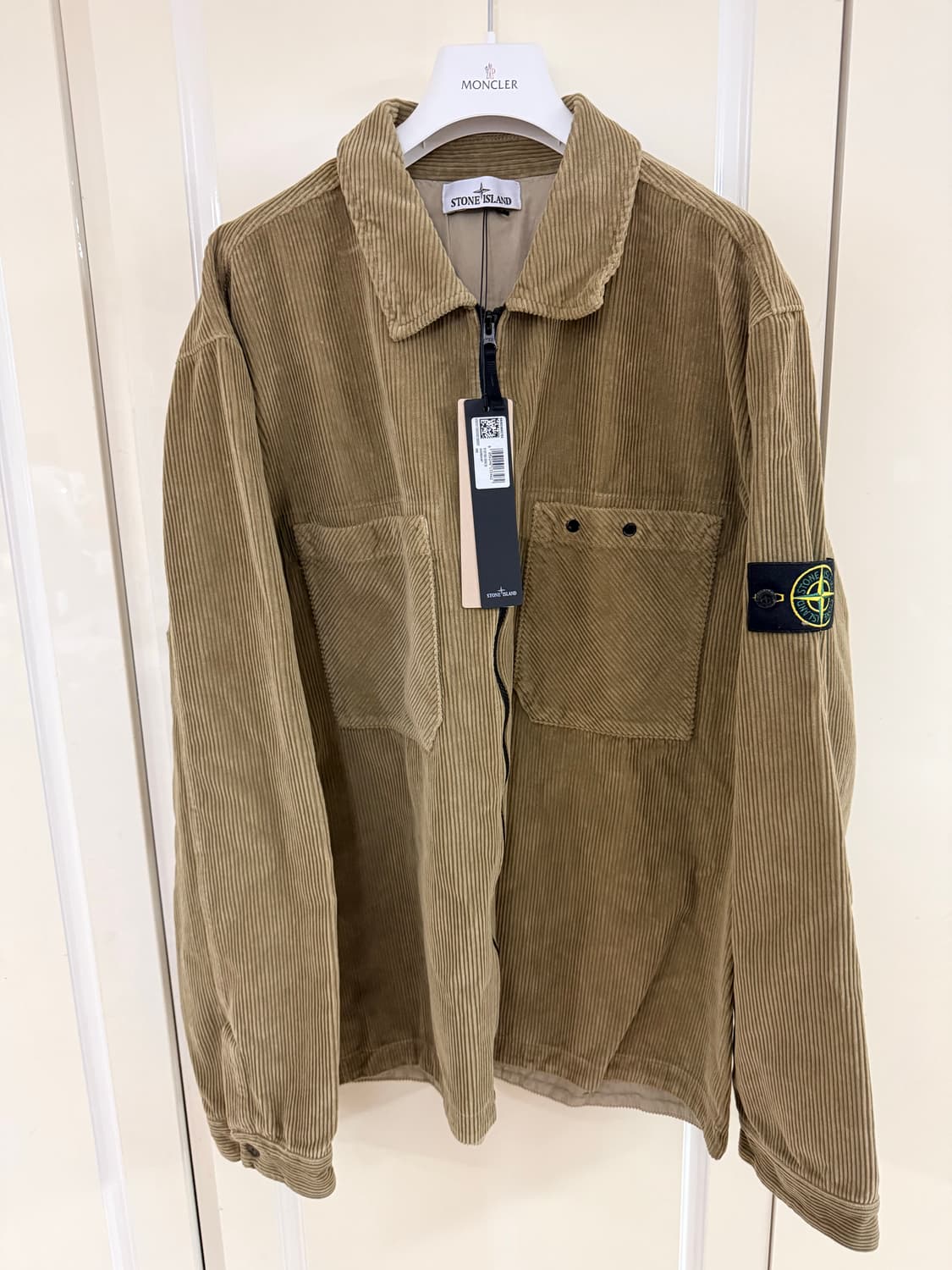 스톤 아일랜드 11604 오가닉 코튼 코듀로이 오버셔츠 3XL 상품이미지1