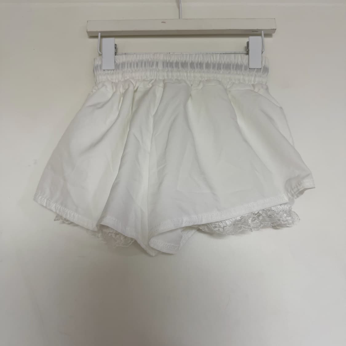 새상품 여자 레이스 레이어드 반바지 XS 상품이미지3