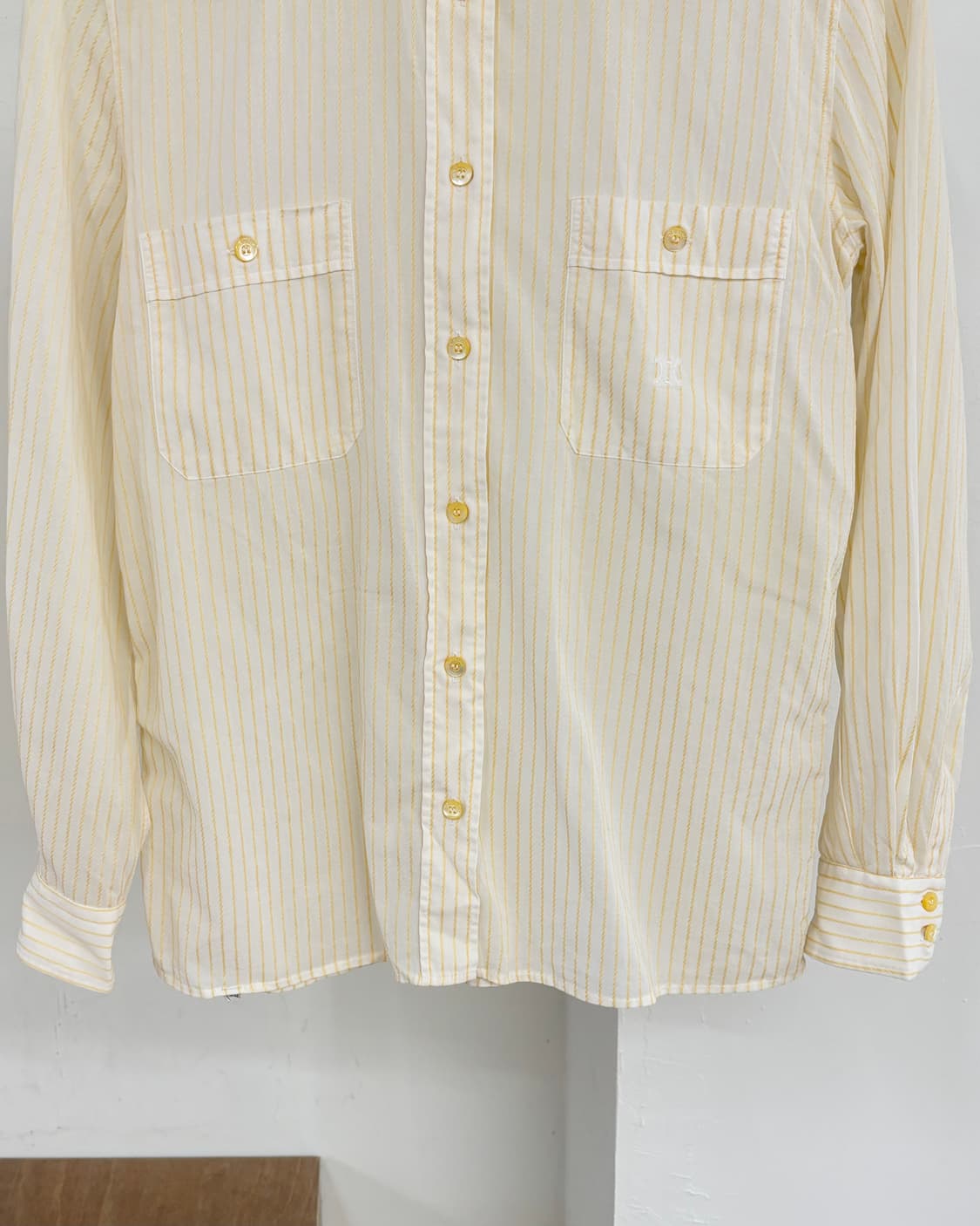 셀린느 옐로우 스트라이프 셔츠 상품이미지5