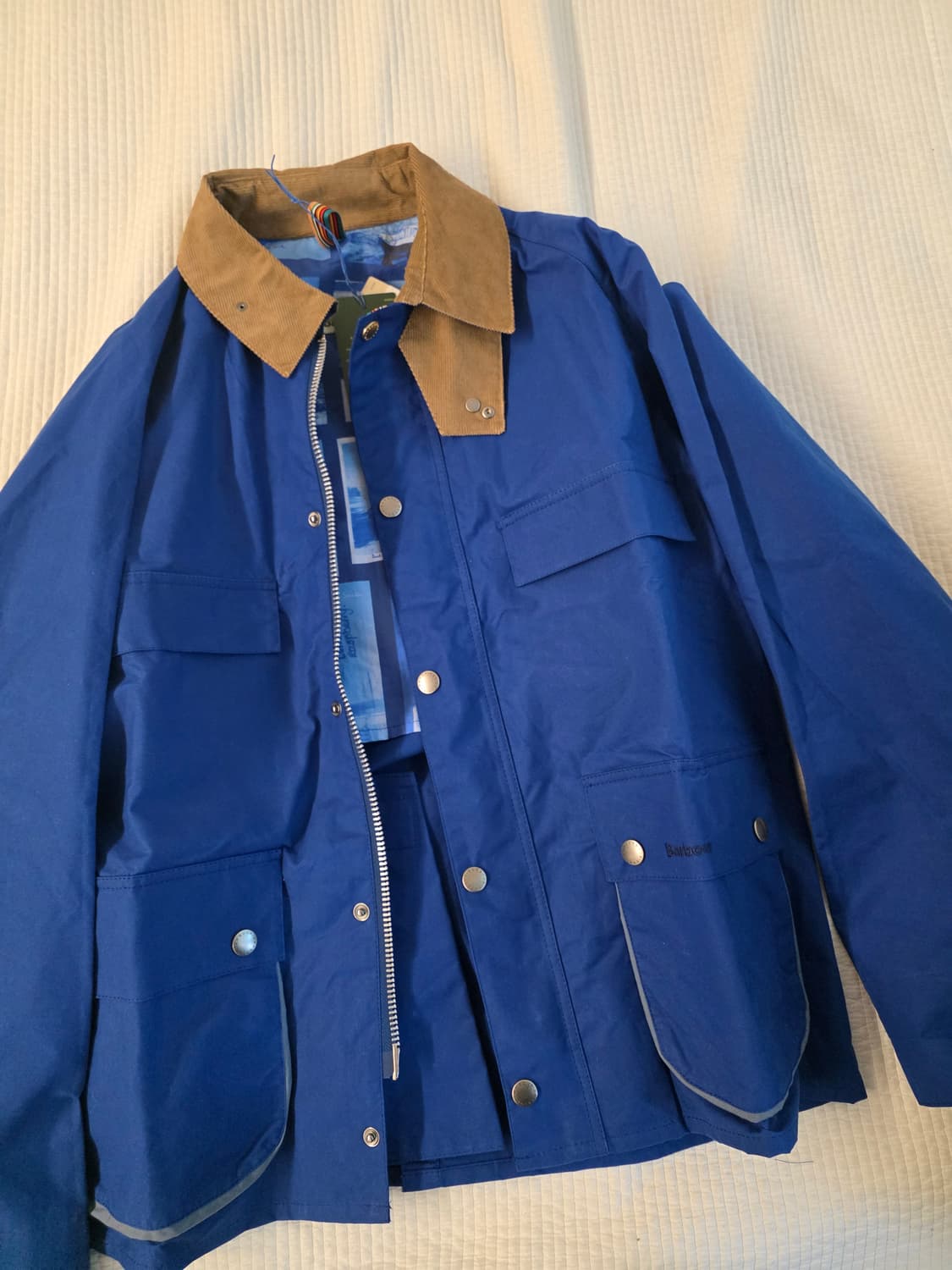 바버 X 폴스미스 Sugarloaf Bedale 자켓 로얄블루 / XL 상품이미지8
