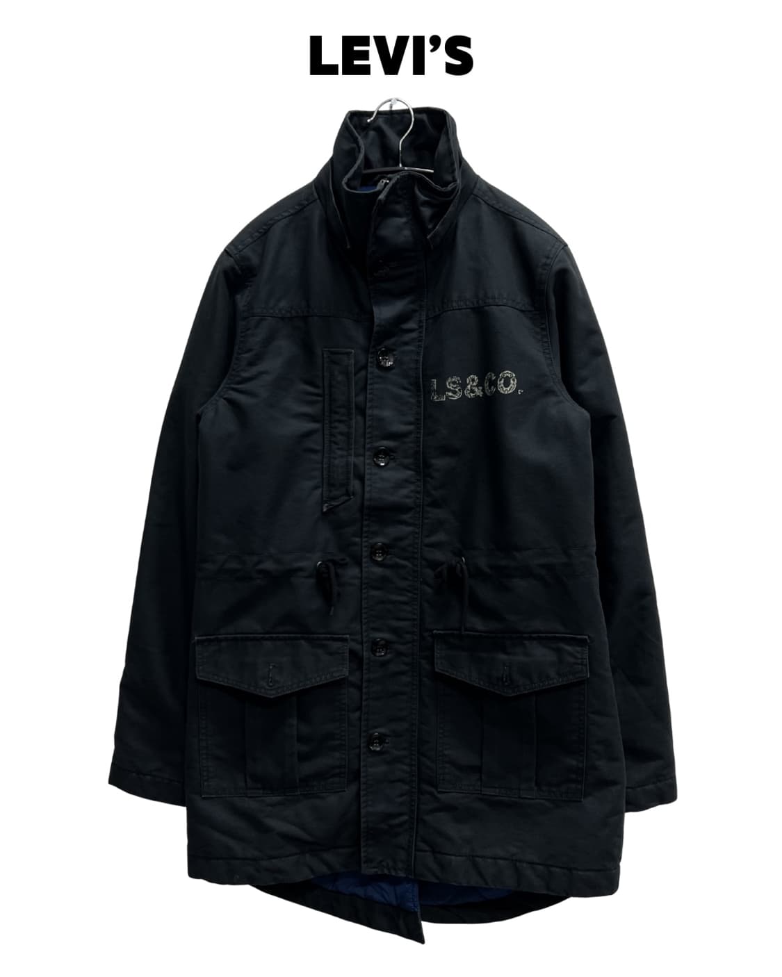 리바이스 사파리 야상 점퍼 블랙 상품이미지1