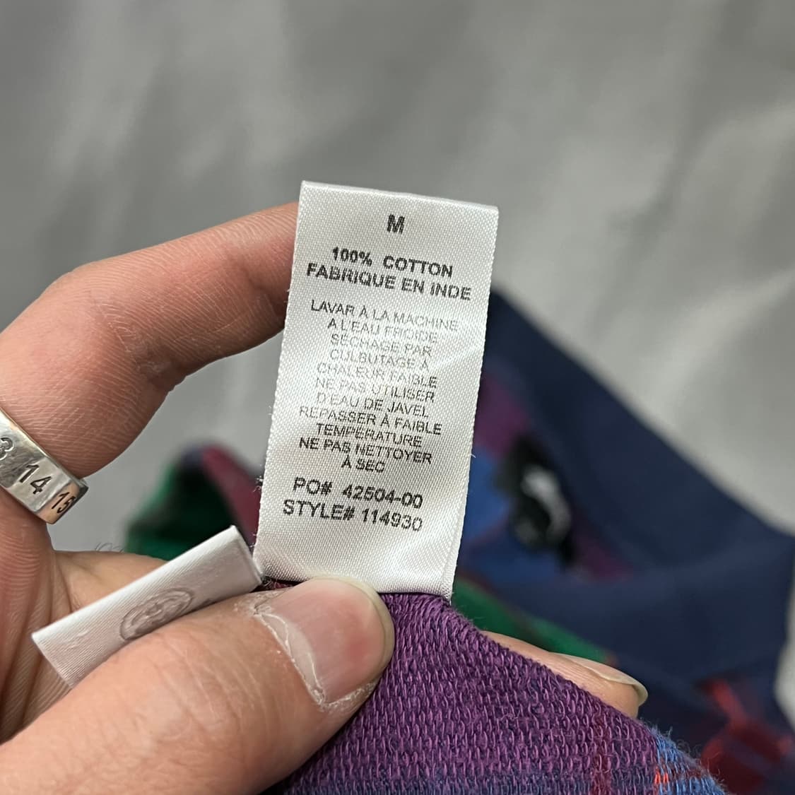  스투시 체크 럭비 티셔츠 y15020 상품이미지8