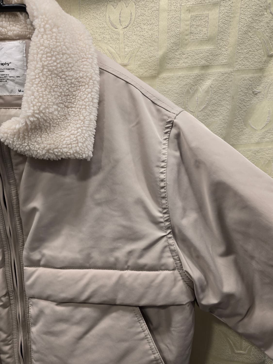 코드그라피 남성  퍼 칼라 패딩 숏패딩 점퍼 95 상품이미지3