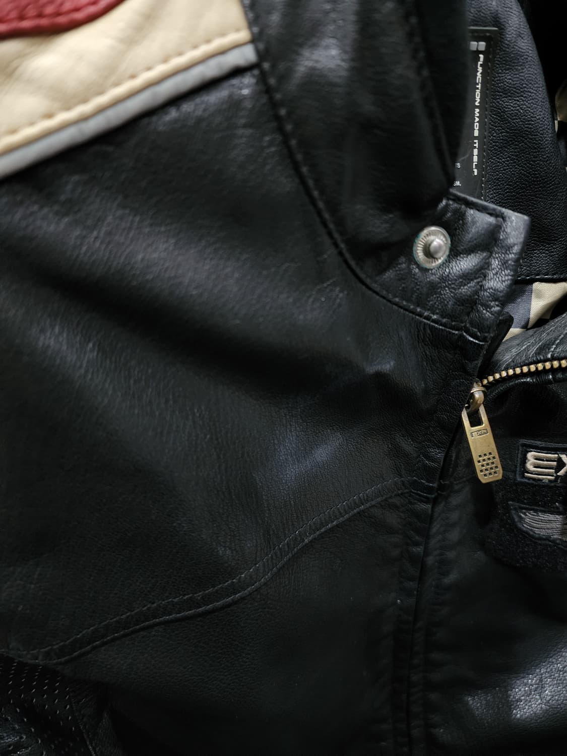 EXR 램스킨 산양가죽 사이드라인 레이싱 자켓 레더 자켓 100 상품이미지8