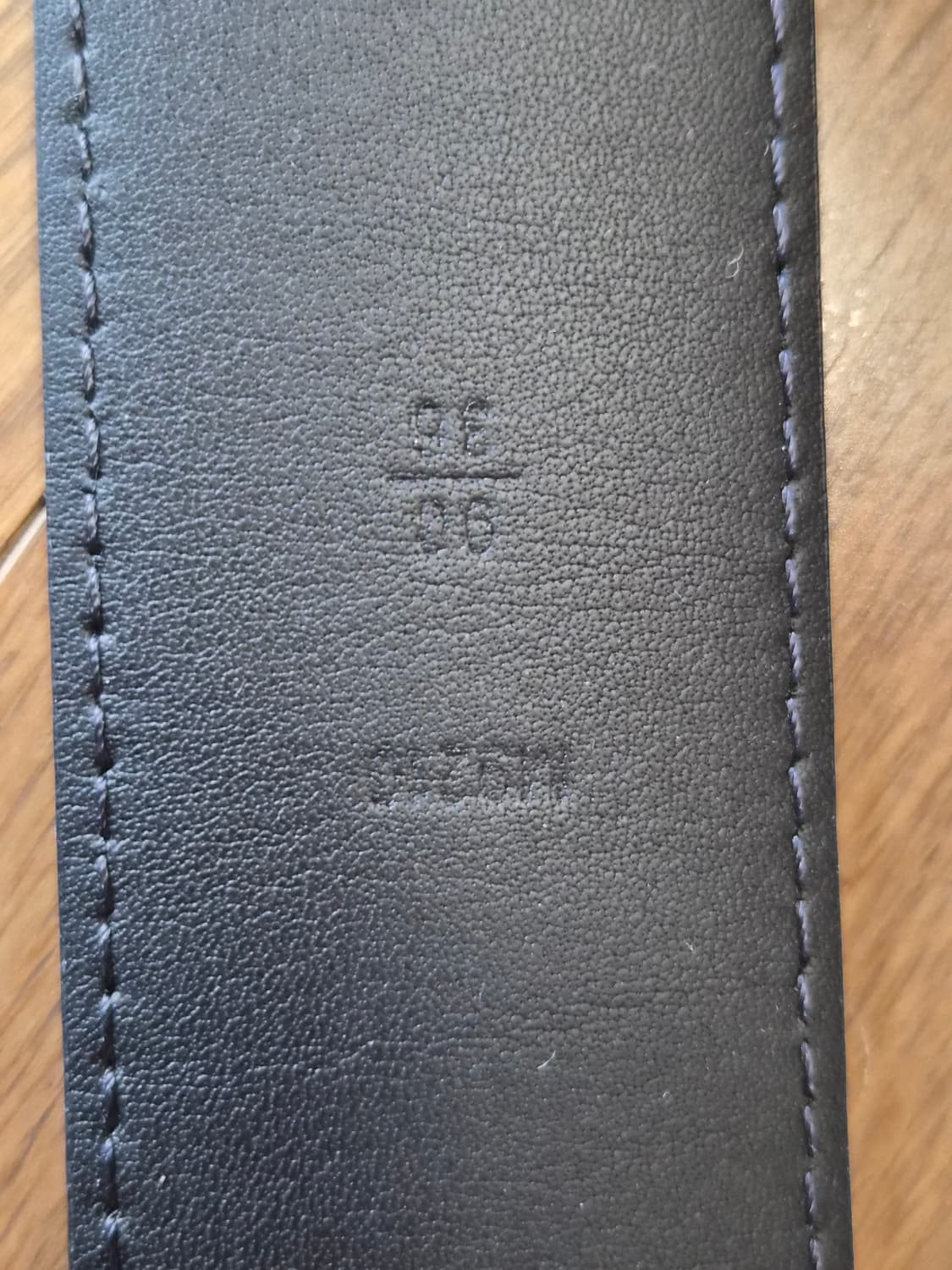 (정품) 루이비통 다미에 LV로고 벨트 그라피트 (명품 남자 허리띠) 상품이미지6