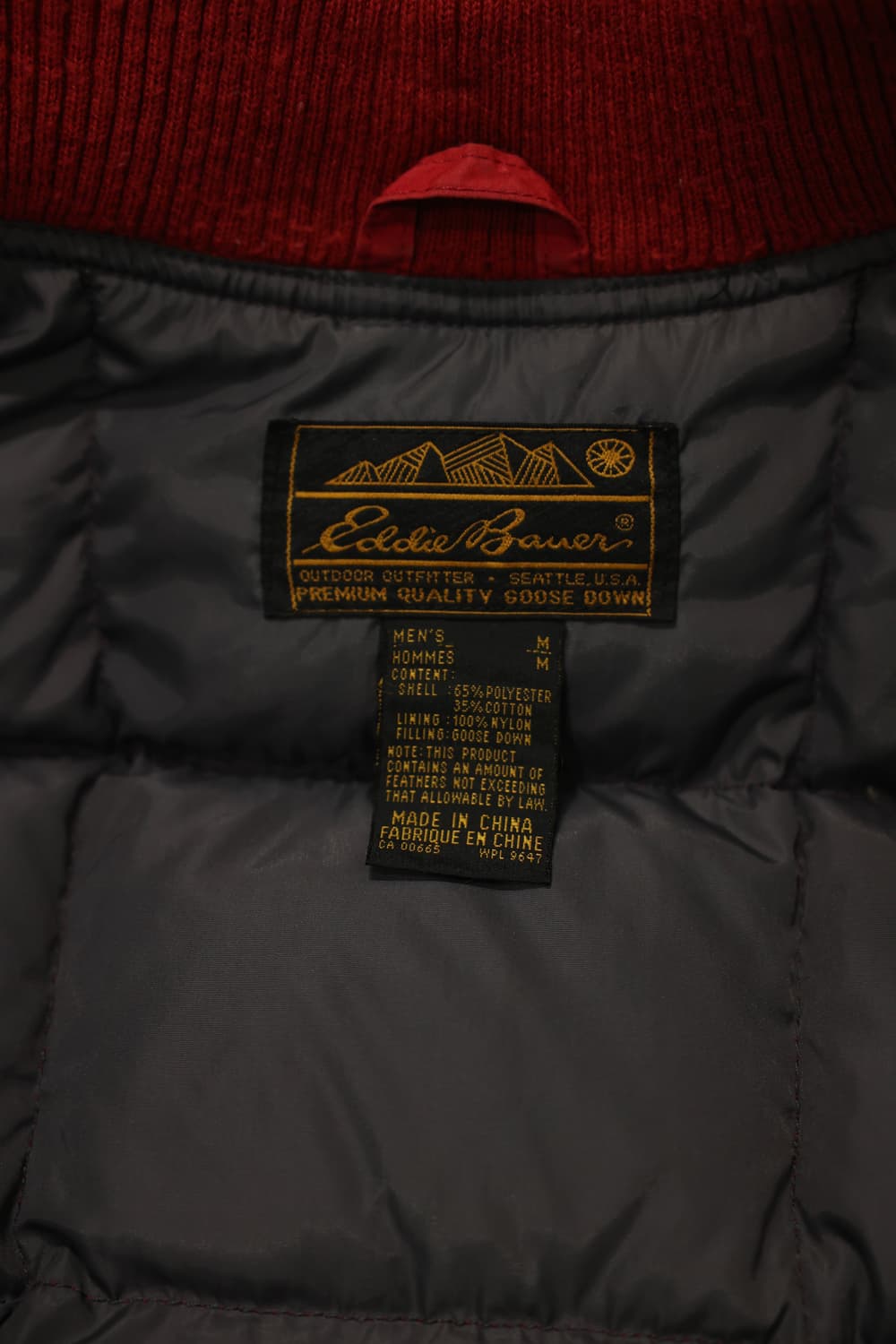 90s 빈티지 에디바우어 다운 베스트 판매 상품이미지6