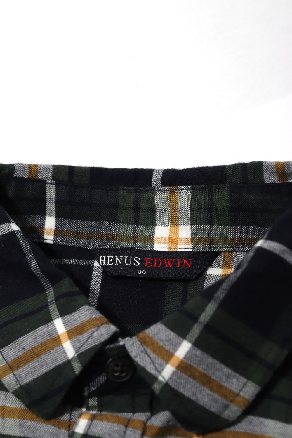 HENUS EDWIN 체크 셔츠 women 90 상품이미지3