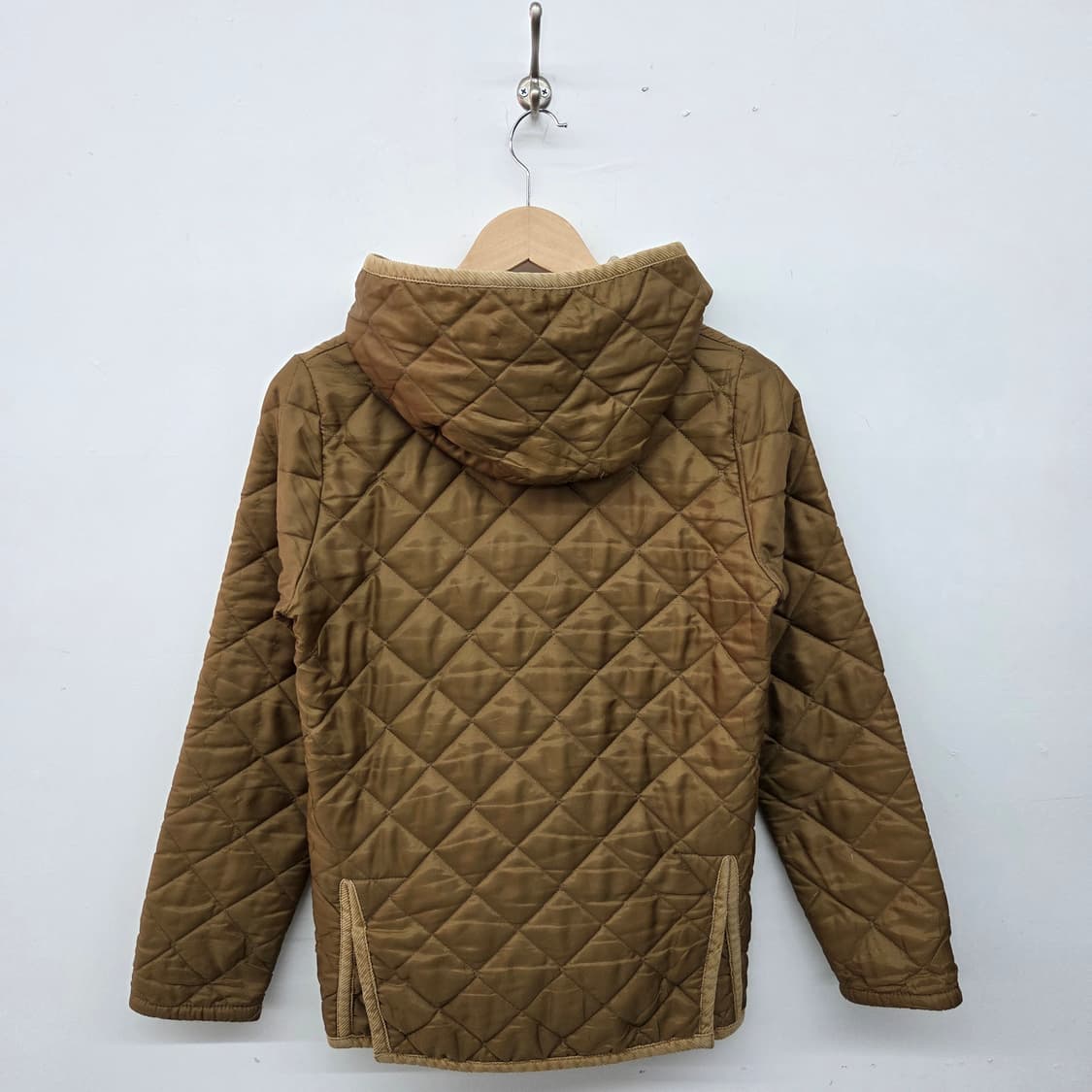 라벤햄 퀼팅 후드 자켓 브라운 여/S 상품이미지7