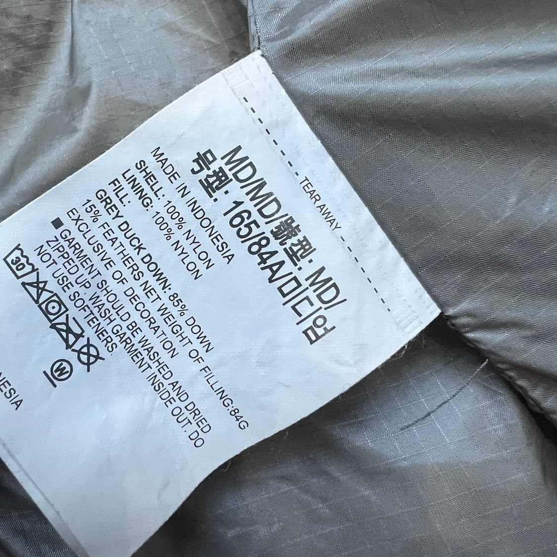 M) 언더아머 덕다운 숏패딩점퍼 자켓 오리털 패딩 상품이미지6