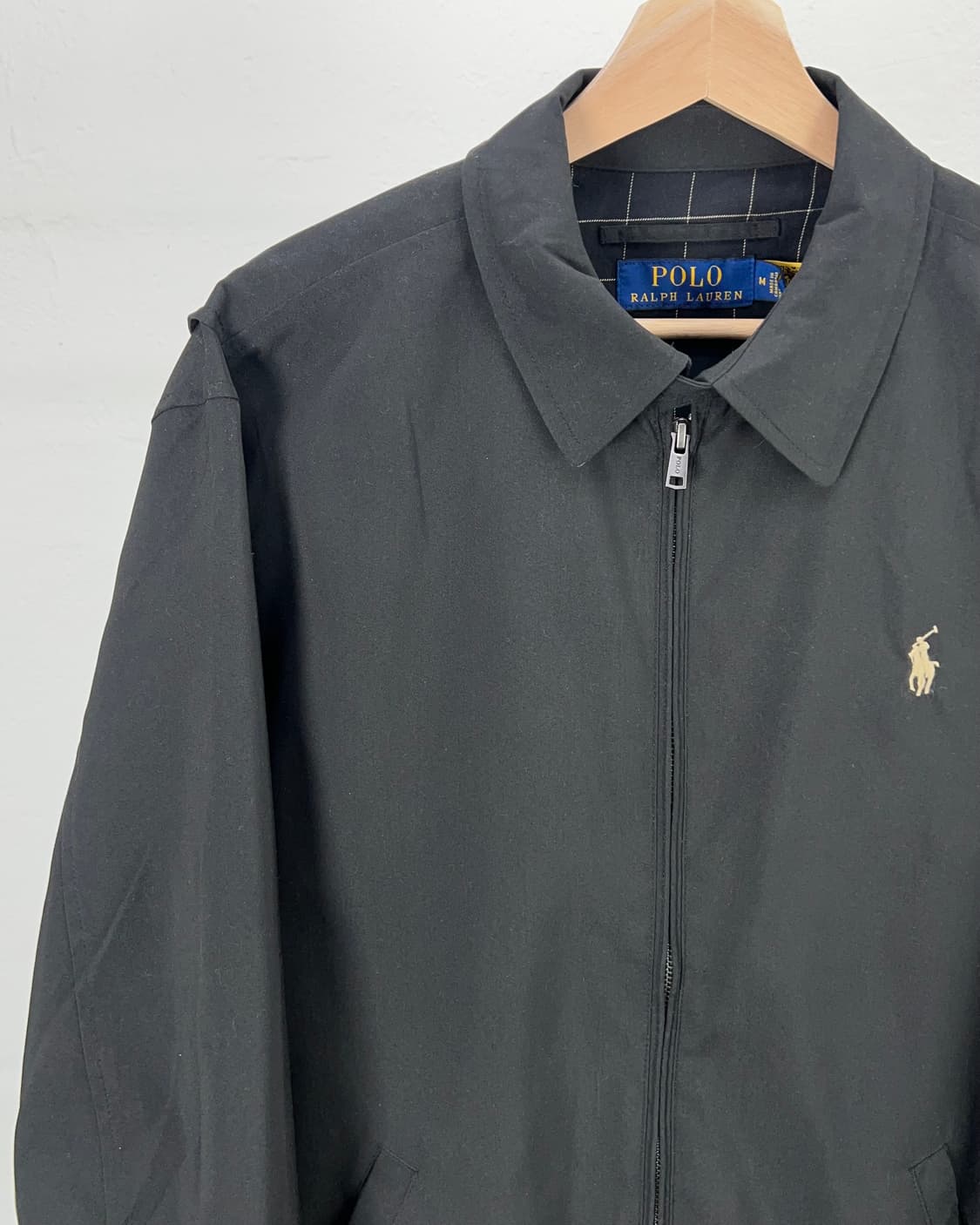 폴로 랄프로렌 블랙 폴리 쉘 스윙 바이 윈드브레이커 자켓 상품이미지2