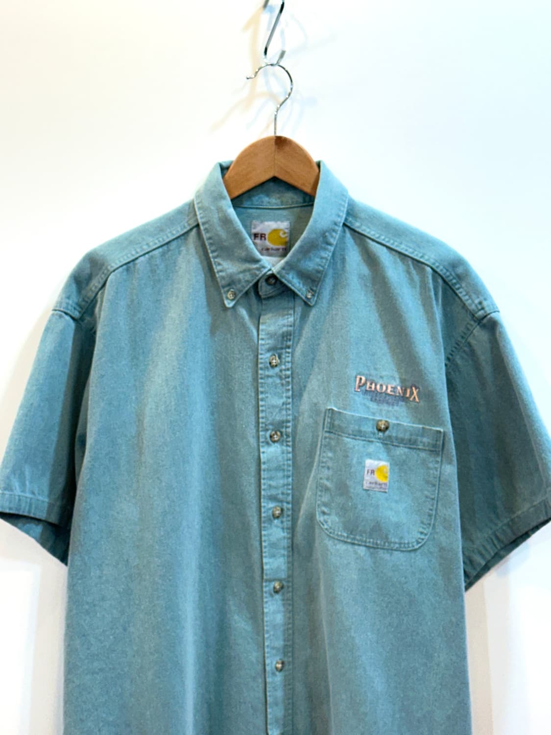 칼하트 빈티지 반팔 워크셔츠  상품이미지3