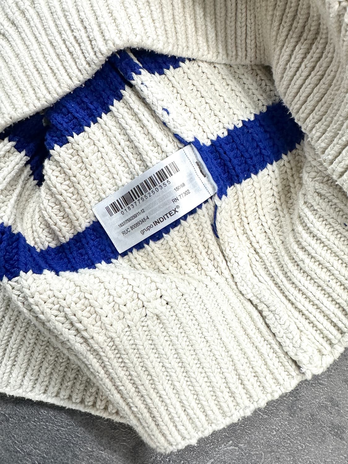 자라 스트라이프 니트 상품이미지4