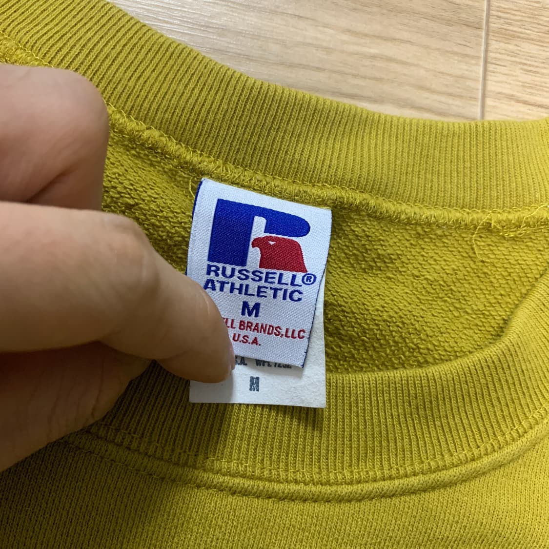 M)Russell 러셀 올리브 맨투맨 상품이미지3