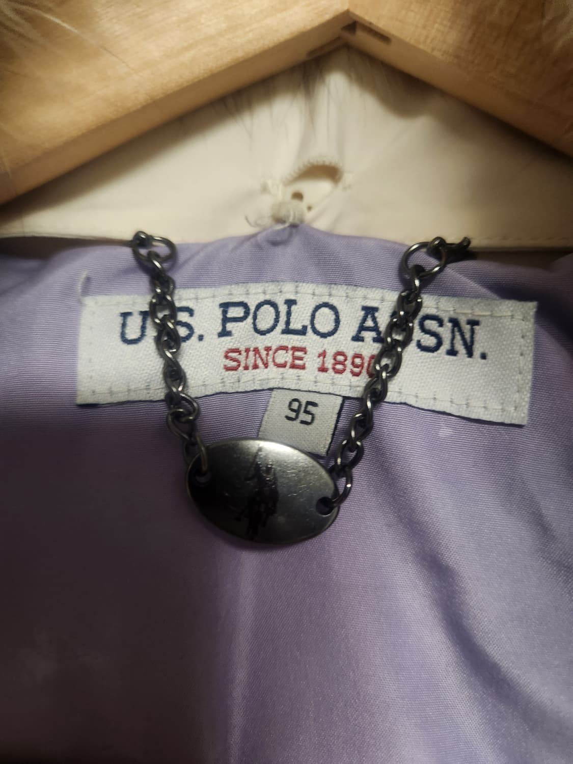 USPA 폭스퍼 구스다운 패딩 아이보리 95 상품이미지3