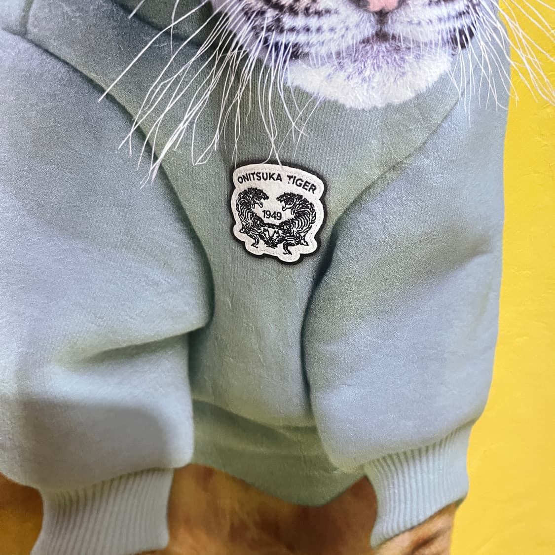 (M) 오니츠카타이거 호랑이 프린팅 후드 티셔츠 상품이미지7