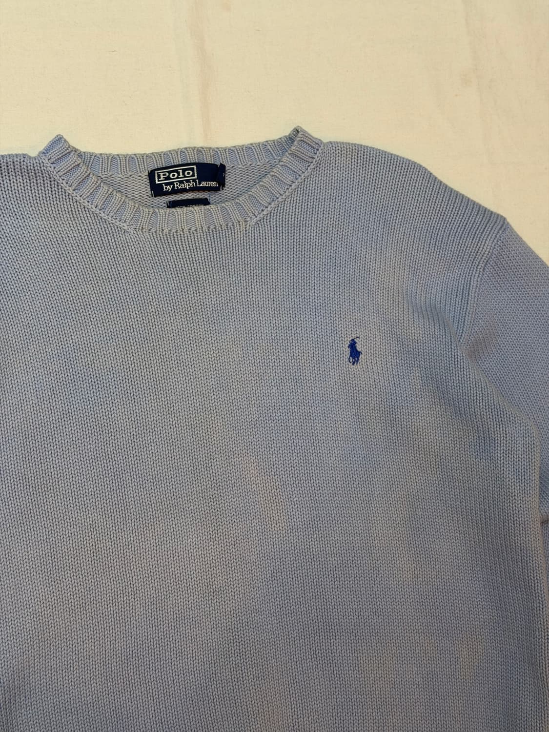 00s 폴로 랄프로렌 코튼 니트 스카이블루 상품이미지2