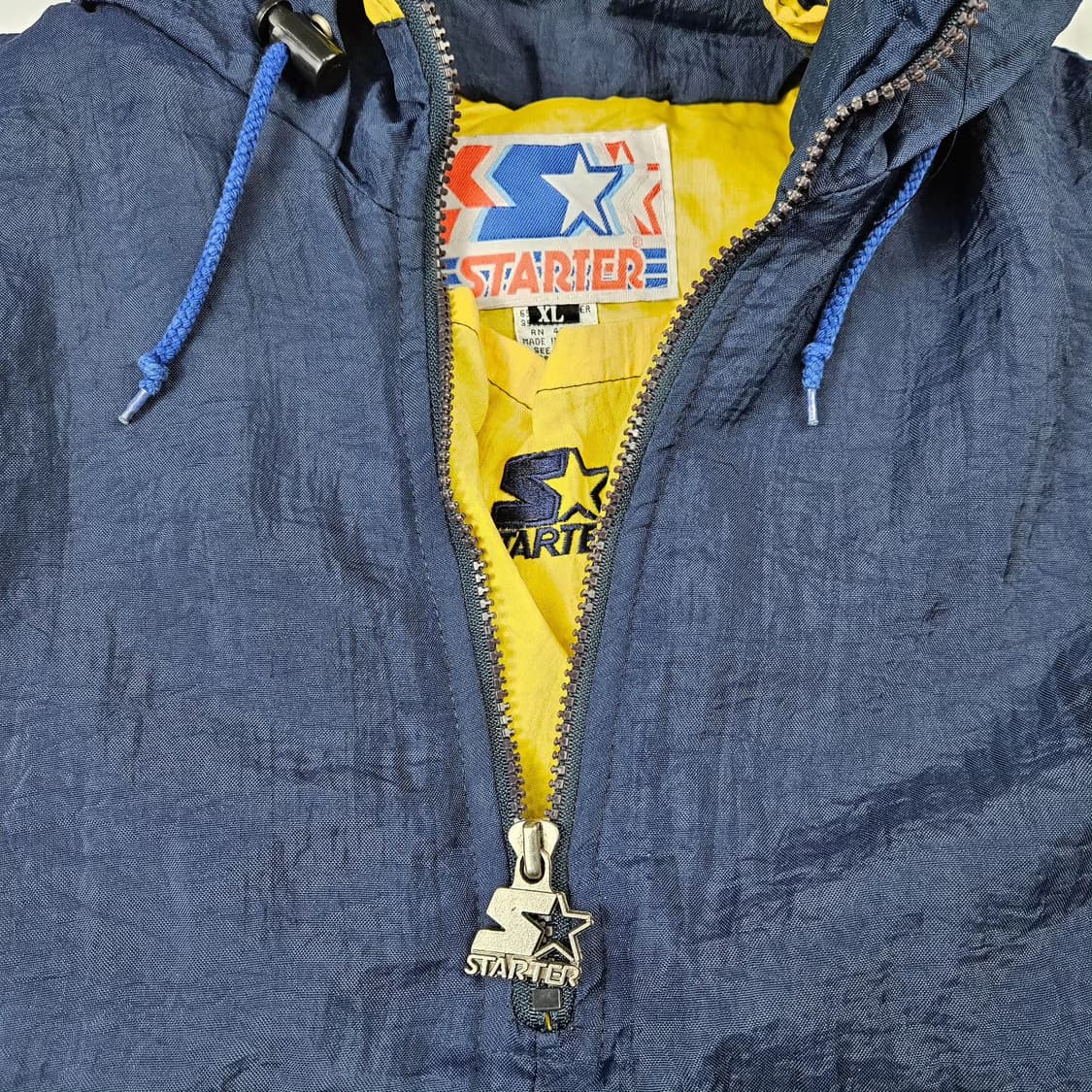 90s 스타터 미시건 아노락 올드스쿨 자켓 XL 상품이미지6