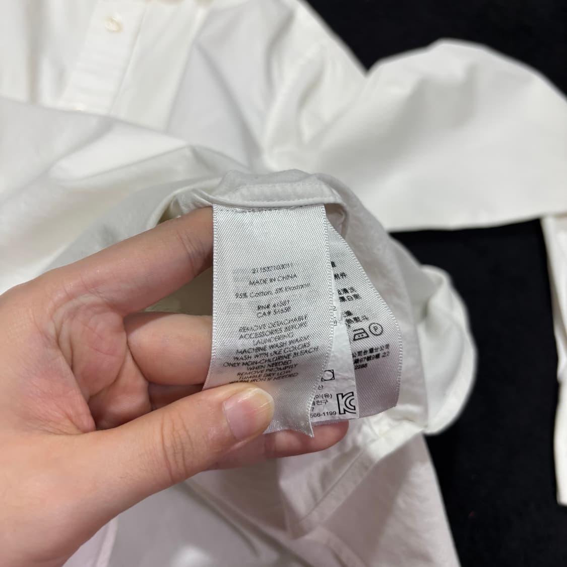 우먼S 폴로 랄프로렌 화이트 슬림핏 셔츠 상품이미지5