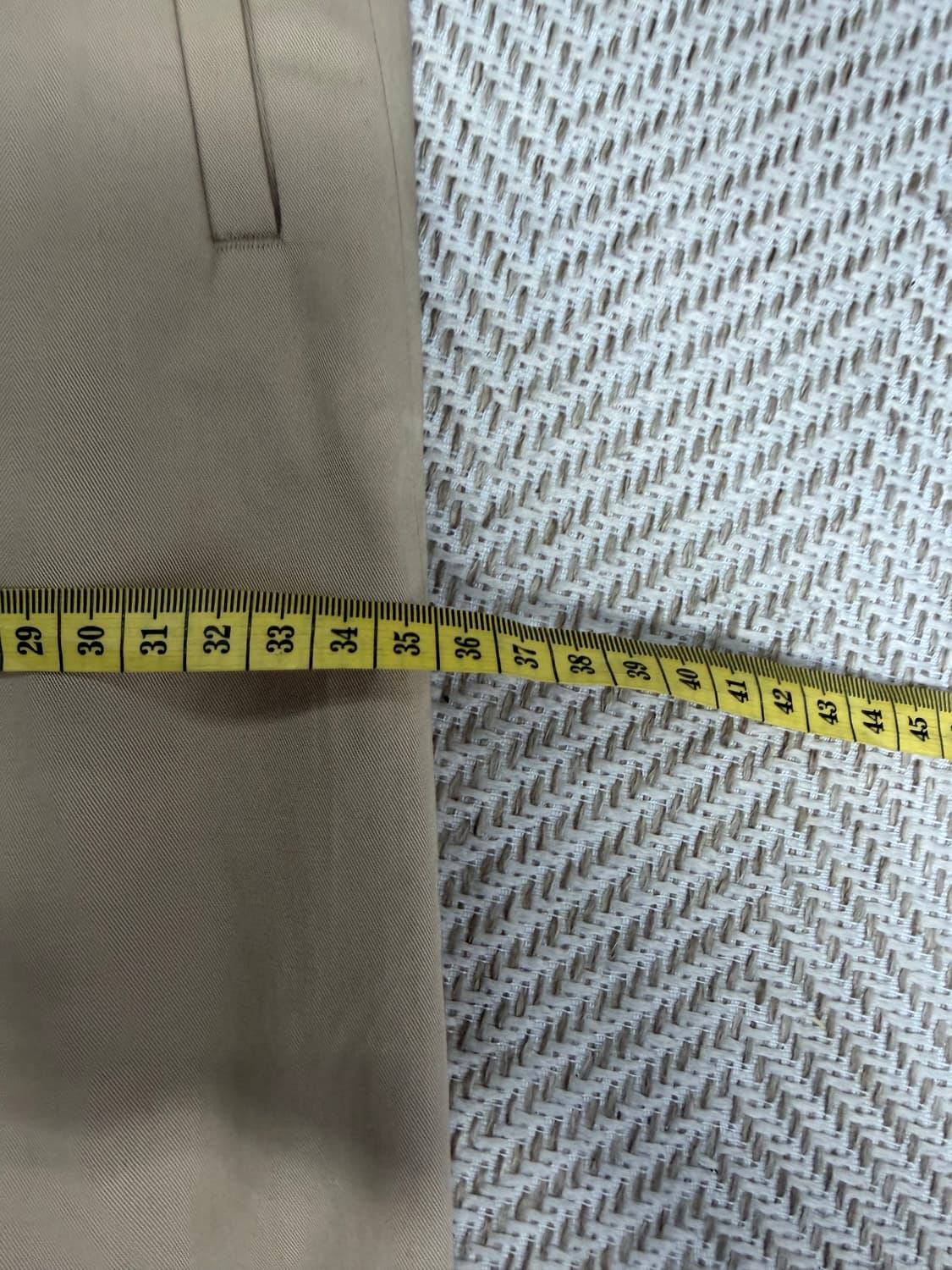 정품) COS 남성 베이지 와이드팬츠 44(30) 상품이미지10