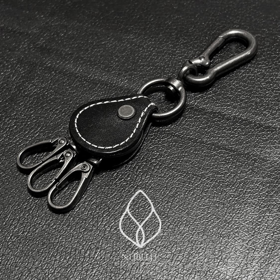🌗 Vintage leather keyring / 빈티지 소가죽 키링 상품이미지7