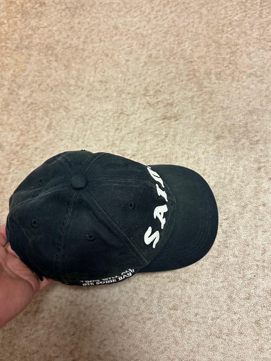 세인트 미카엘 (Saint Mx6) 25ss 6패널 캡 블랙 상품이미지5