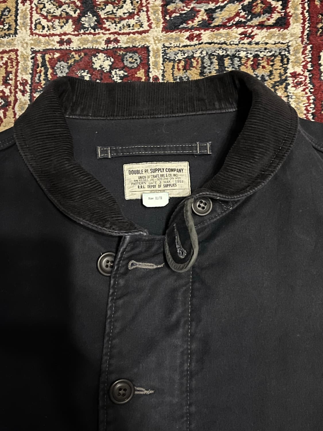 RRL 정글클로스 덱자켓 네이비 상품이미지3