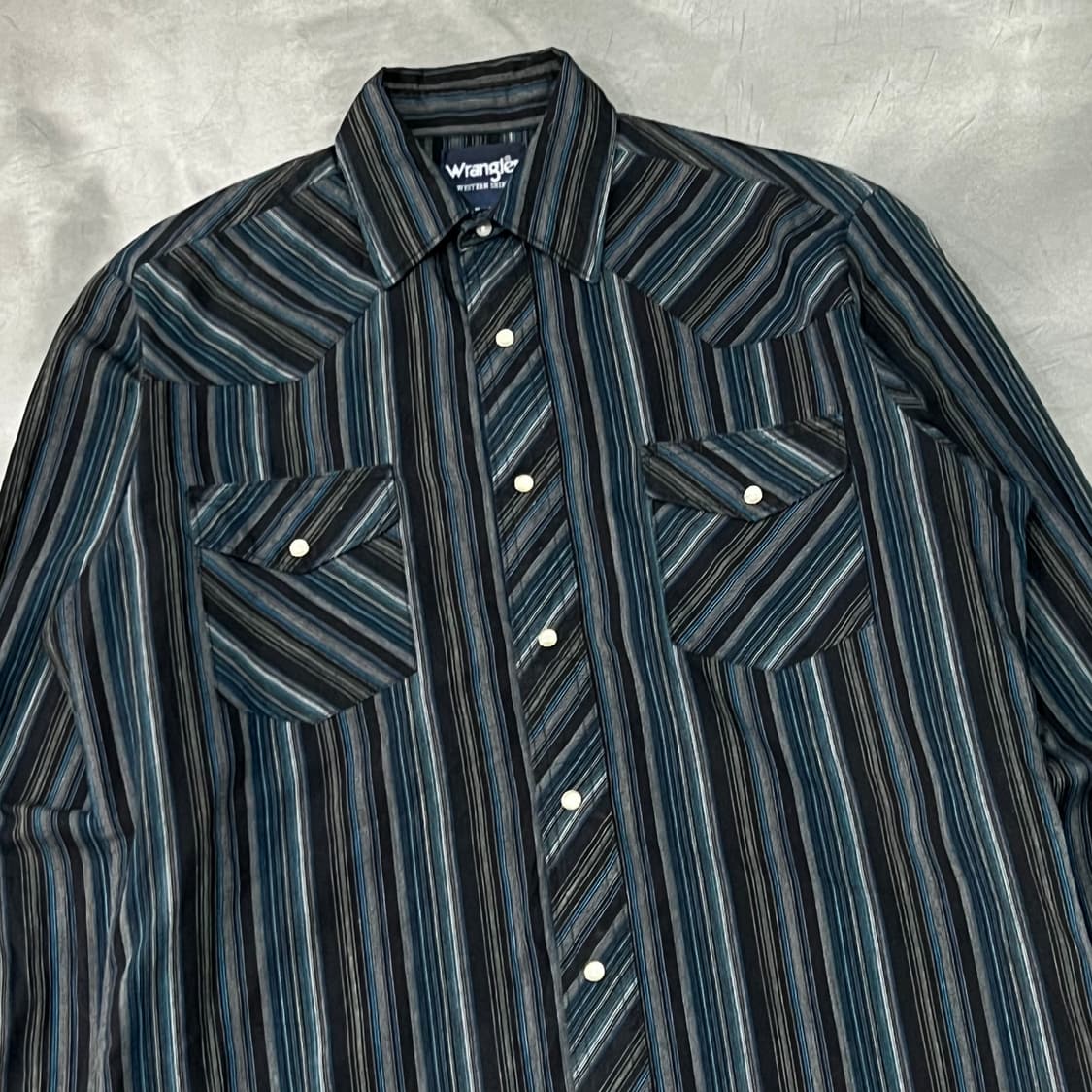  랭글러 스트라이프 웨스턴 셔츠 y15024 상품이미지3