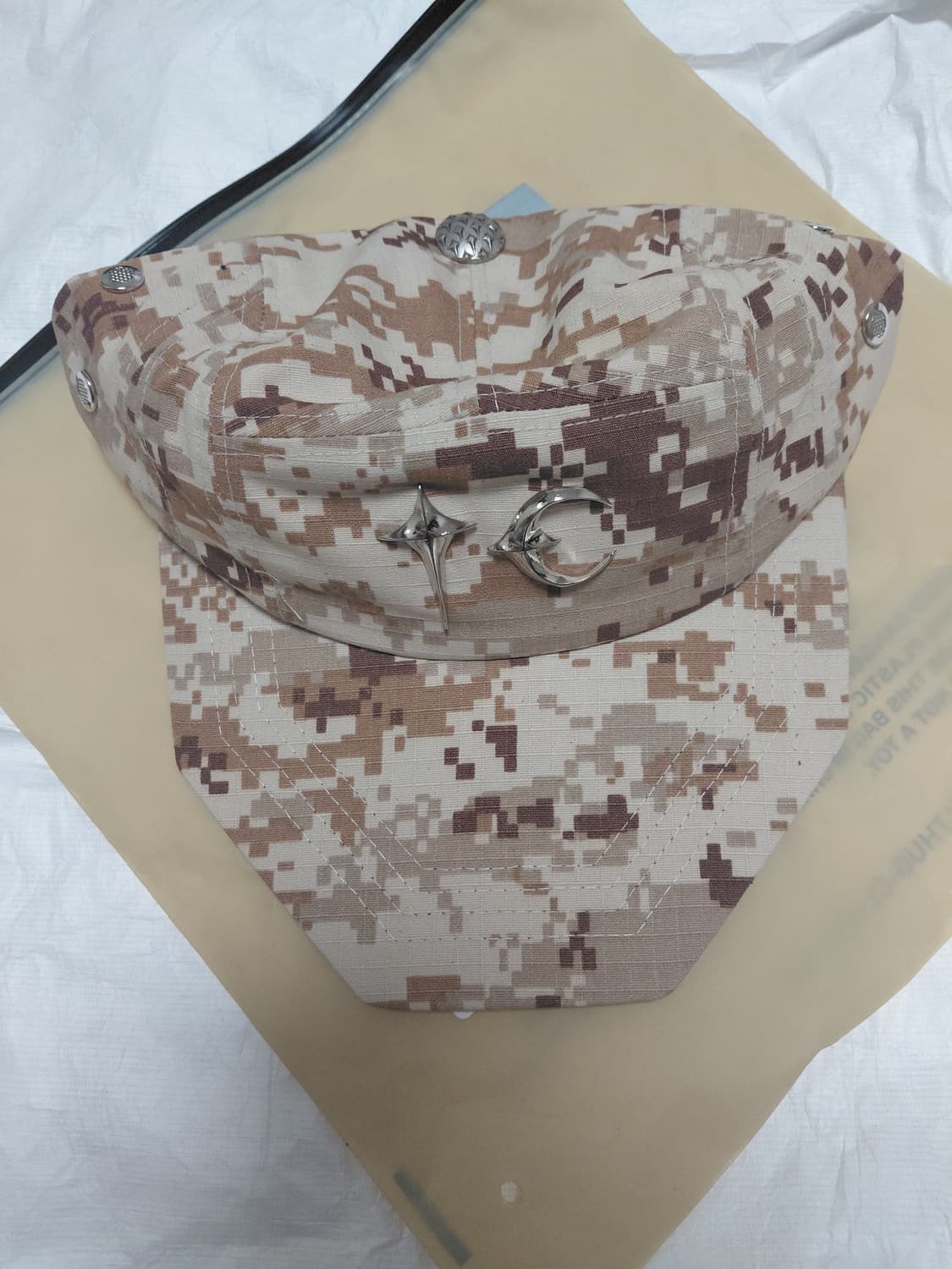 떠그클럽 캡 새상품 베이지 상품이미지3