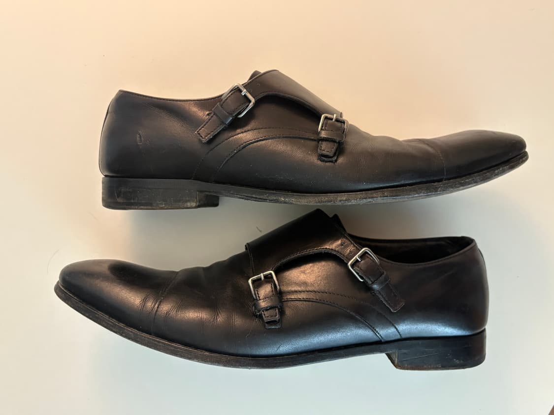 Prada Double Strap Monk Loafers 상품이미지3