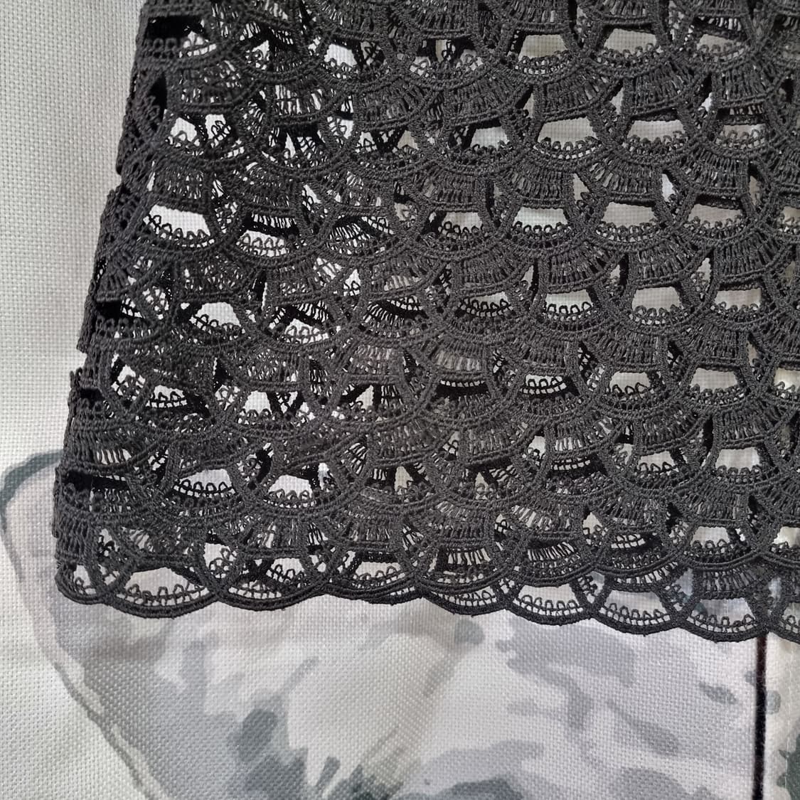 Sandro 산드로 블라우스 시스루 크롭 (55) 1회착/상태최상 상품이미지5