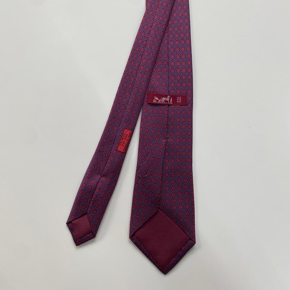 에르메스(HERMES) 명품 정품 넥타이  8.2cm 상품이미지3