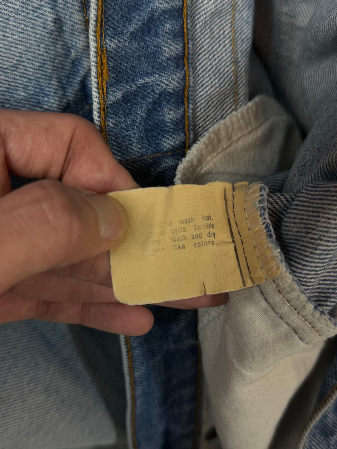 80’s USA 빈티지 리바이스 517 오렌지탭 부츠컷 리바이스 청바지 상품이미지9