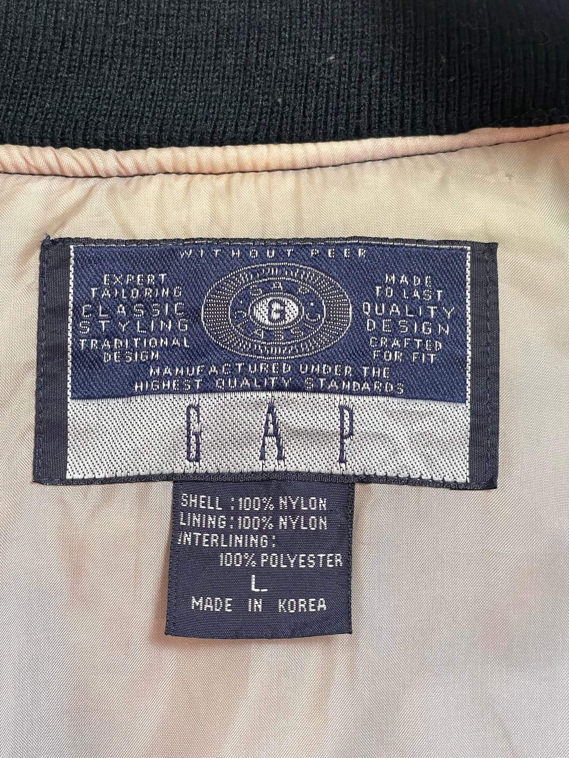 90‘s GAP 항공점퍼(블루종) 상품이미지10