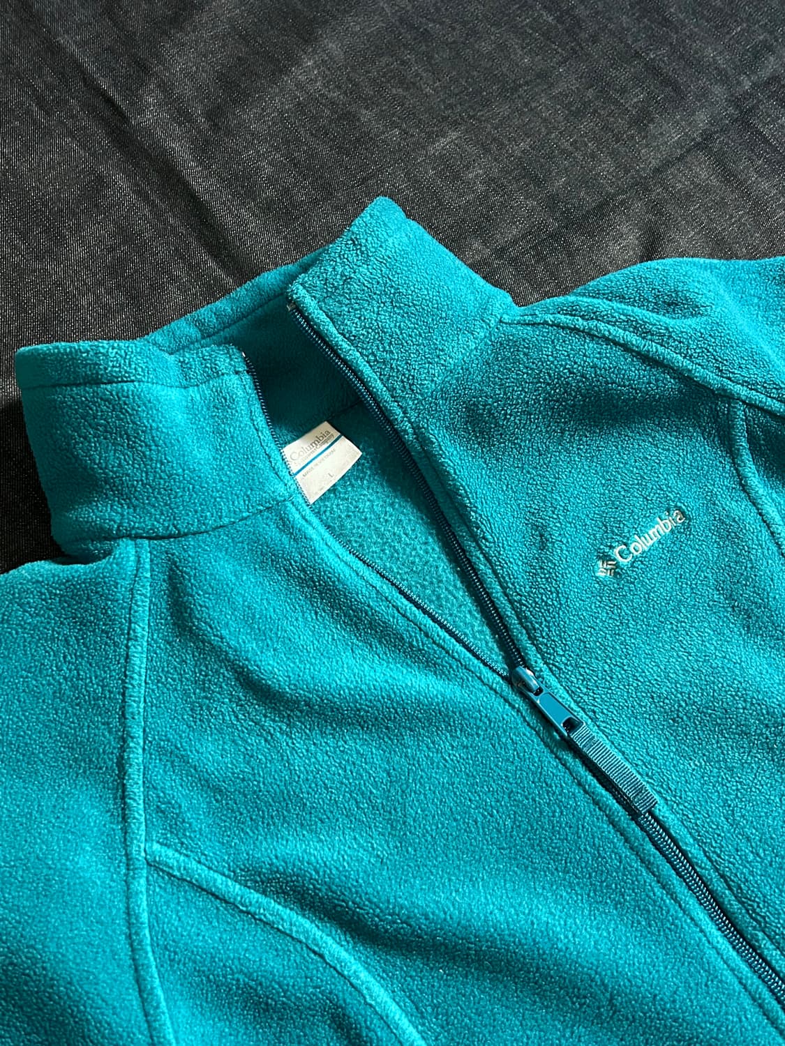 컬럼비아 풀집업 플리스 틸 컬러 상품이미지4