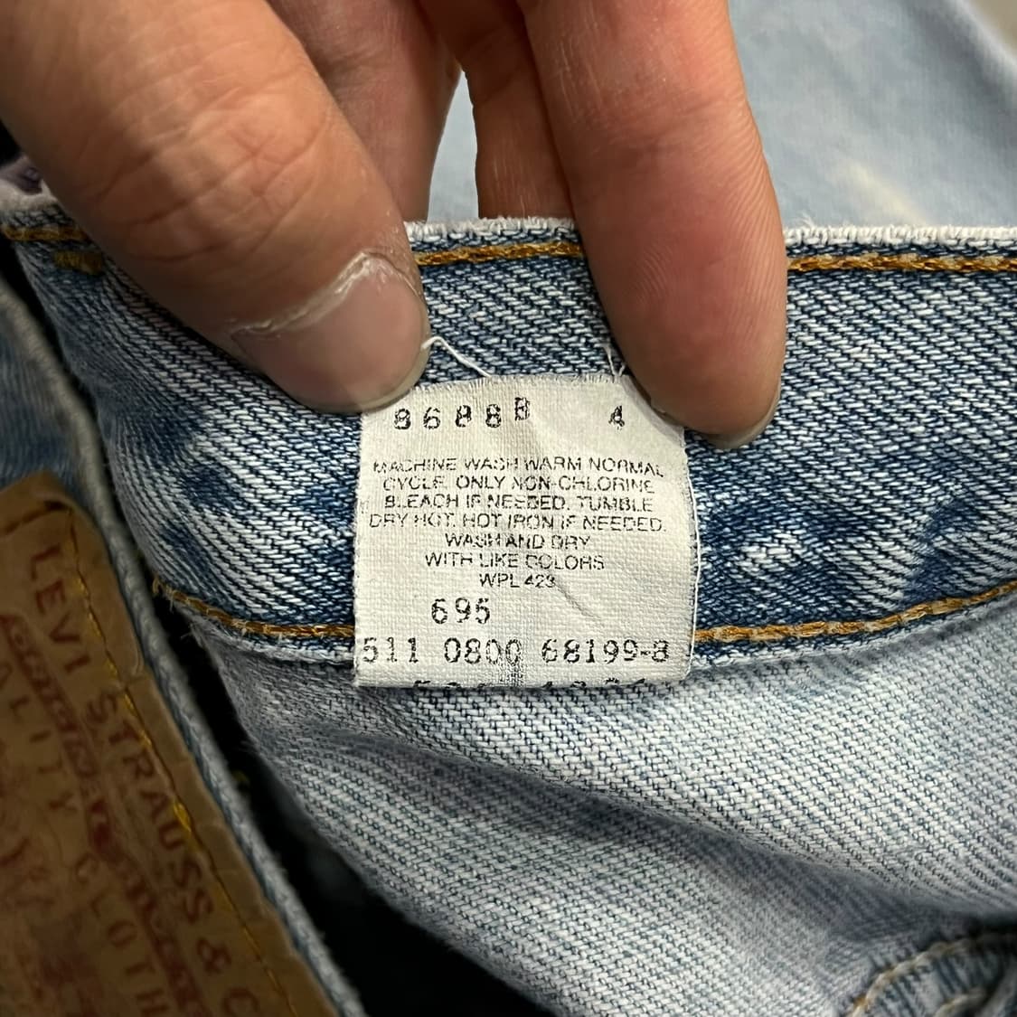  USA 리바이스 505 데님팬츠 y13969 상품이미지9