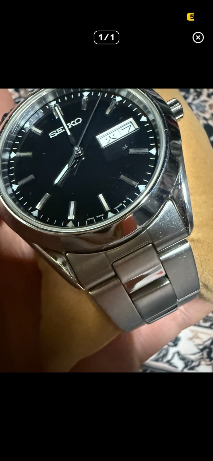 Seiko 쿼츠 데이데이트 시계 상품이미지3