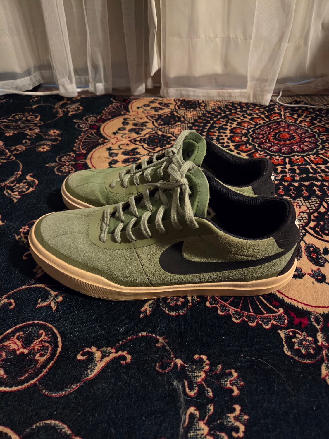 [265mm] 나이키 SB 올리브 스웨이드 스니커즈 (스트릿/데일리) 상품이미지3