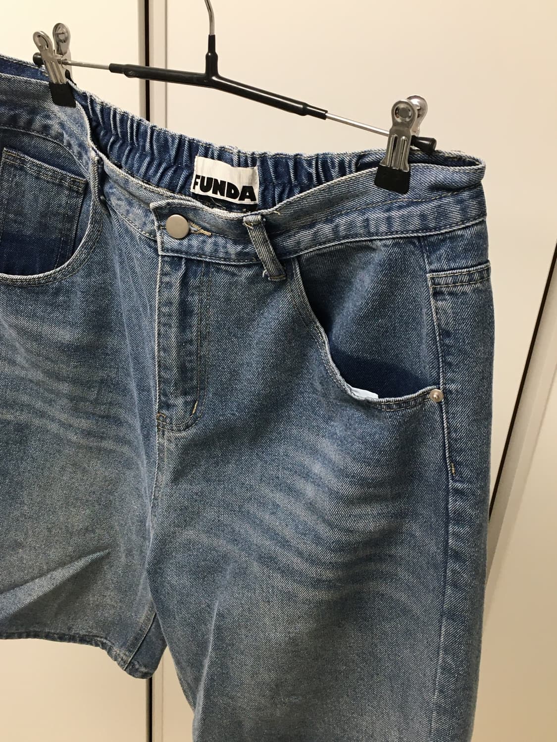 FUNDA 펀다 데님 버뮤다 팬츠 상품이미지2