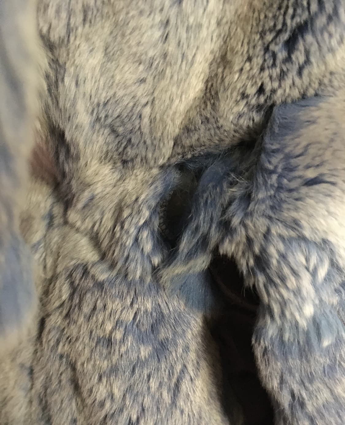 Vintage 오버핏 파스텔 블루 퍼자켓  상품이미지9