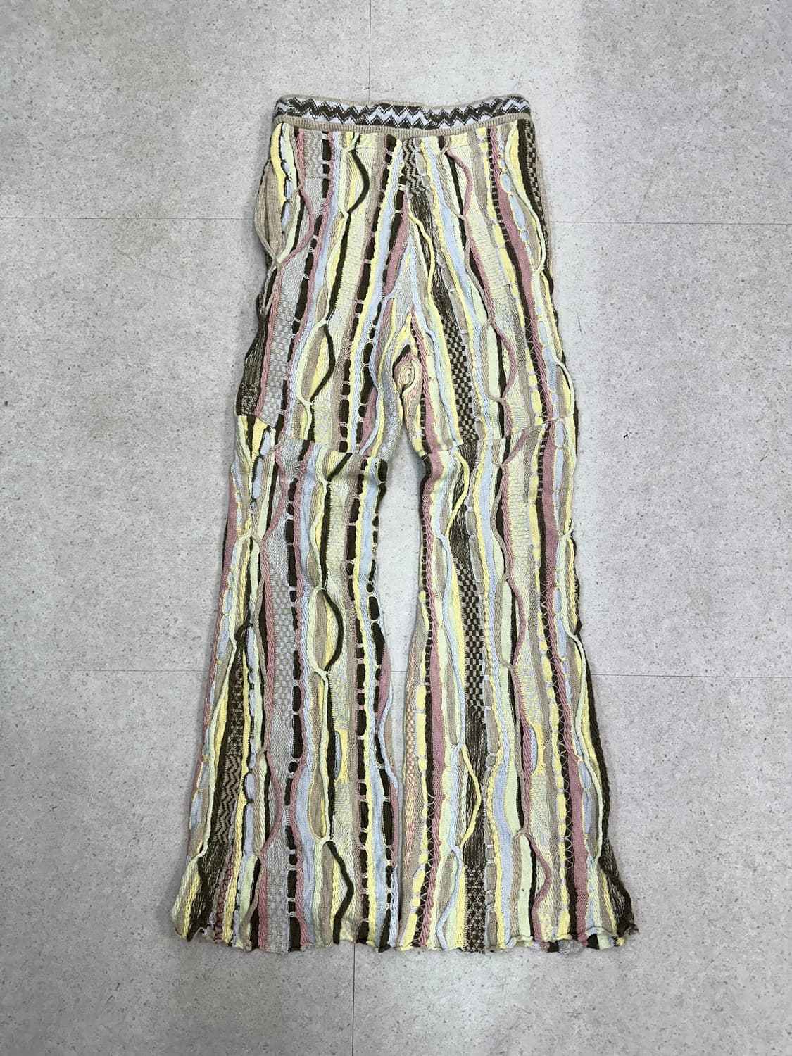 Kapital 7G Knit Gaudy Flare Pants 캐피탈 상품이미지5