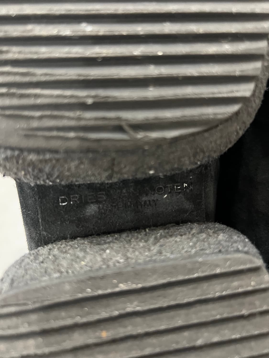 드리스 반 노튼 청키솔 더비 블랙 42 상품이미지6