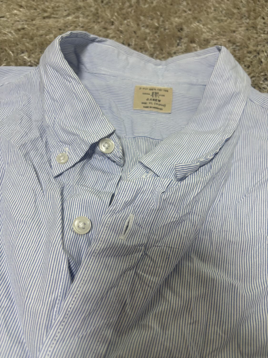 일본판 J.CREW 스트라이프 셔츠 사이즈 105-110 상품이미지4