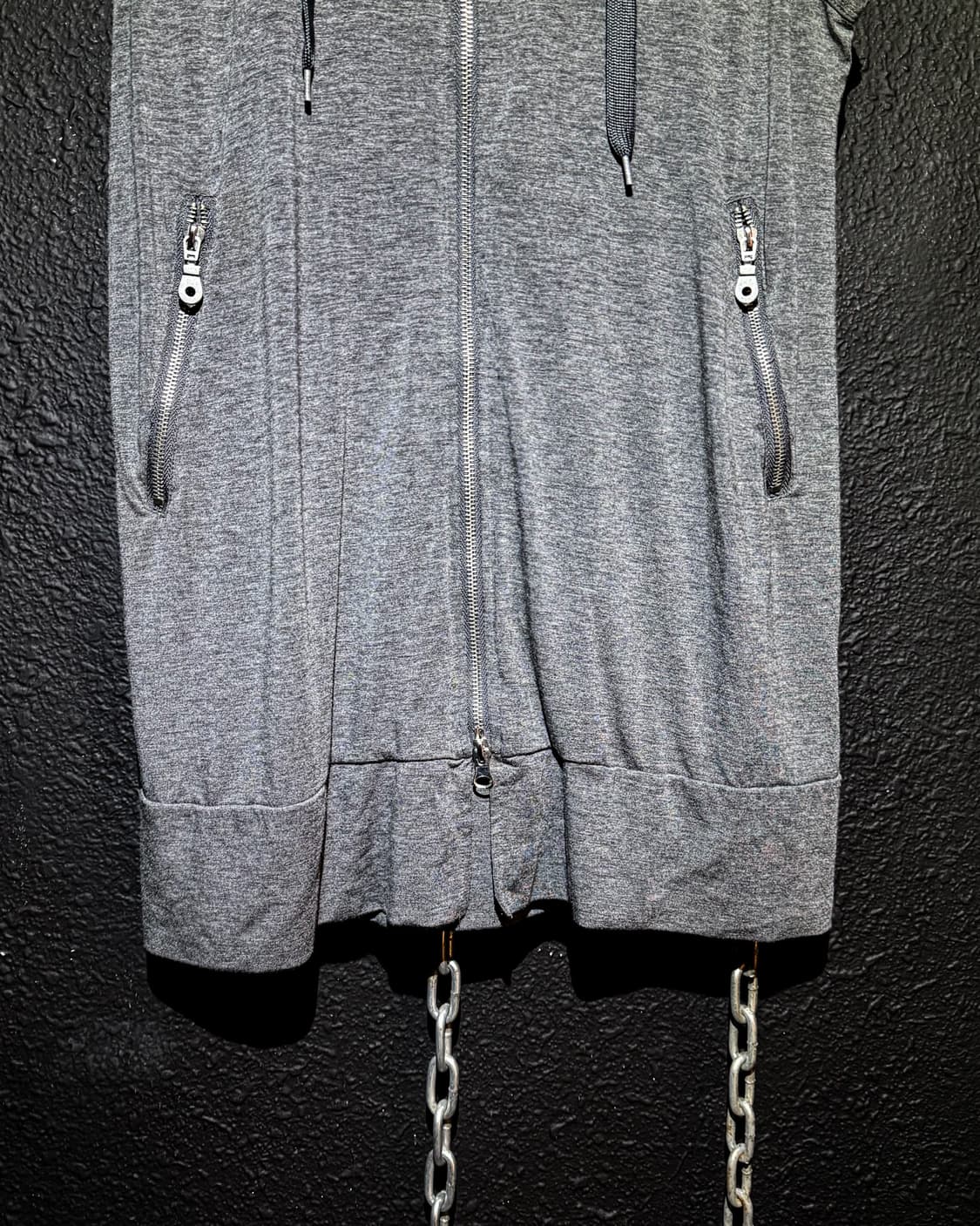 Sleeveless Hood Zip-up Vest   상품이미지5