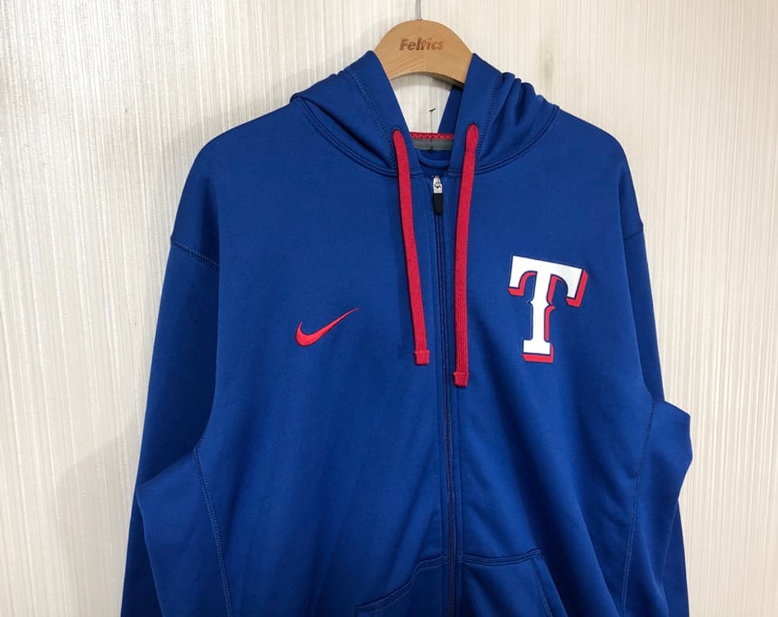 MLB 나이키베이스볼 텍사스레인져스 후드집업자켓 L(해외) 상품이미지4