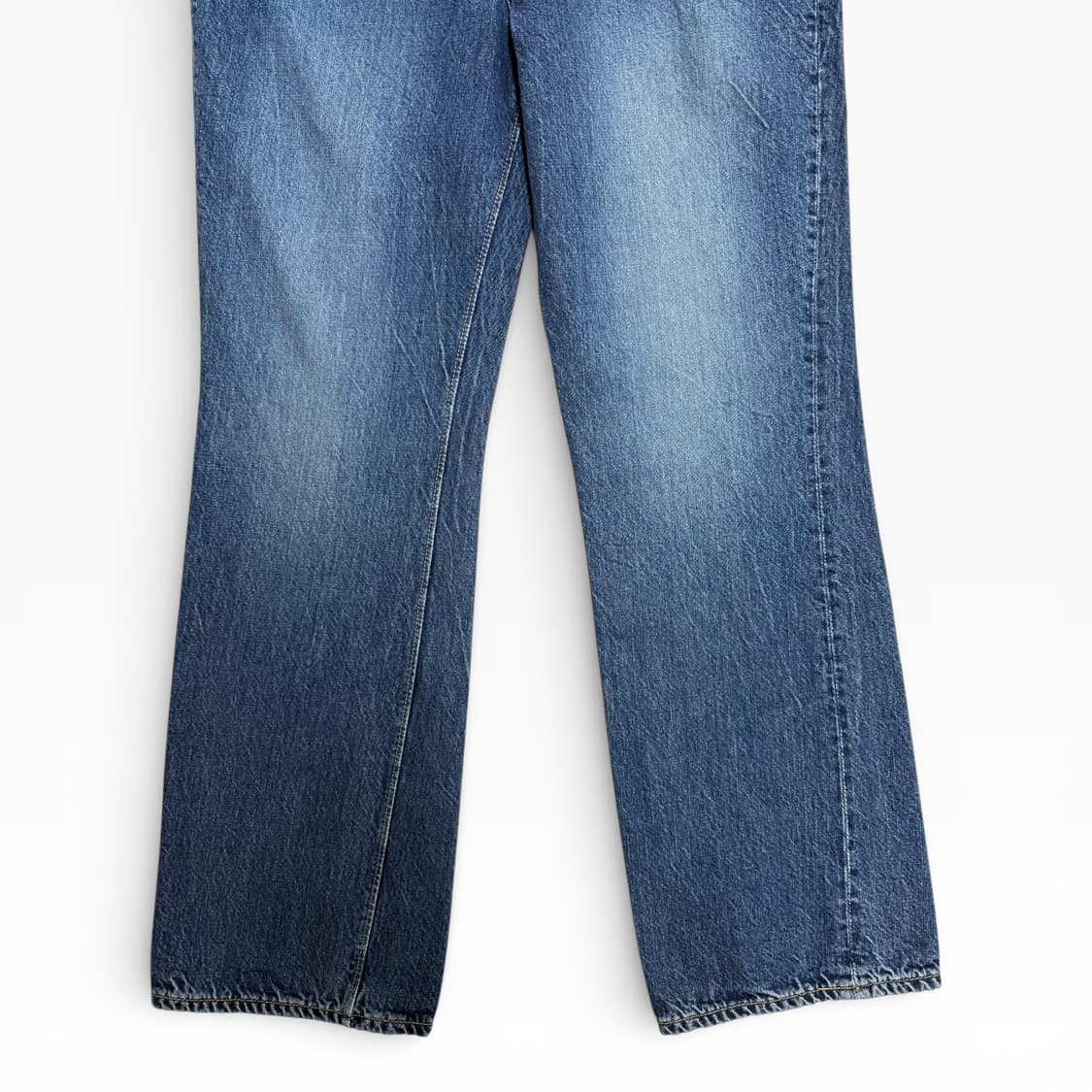 웨어하우스 더블웍스 레그 트위스트 데님 팬츠, 31 상품이미지5